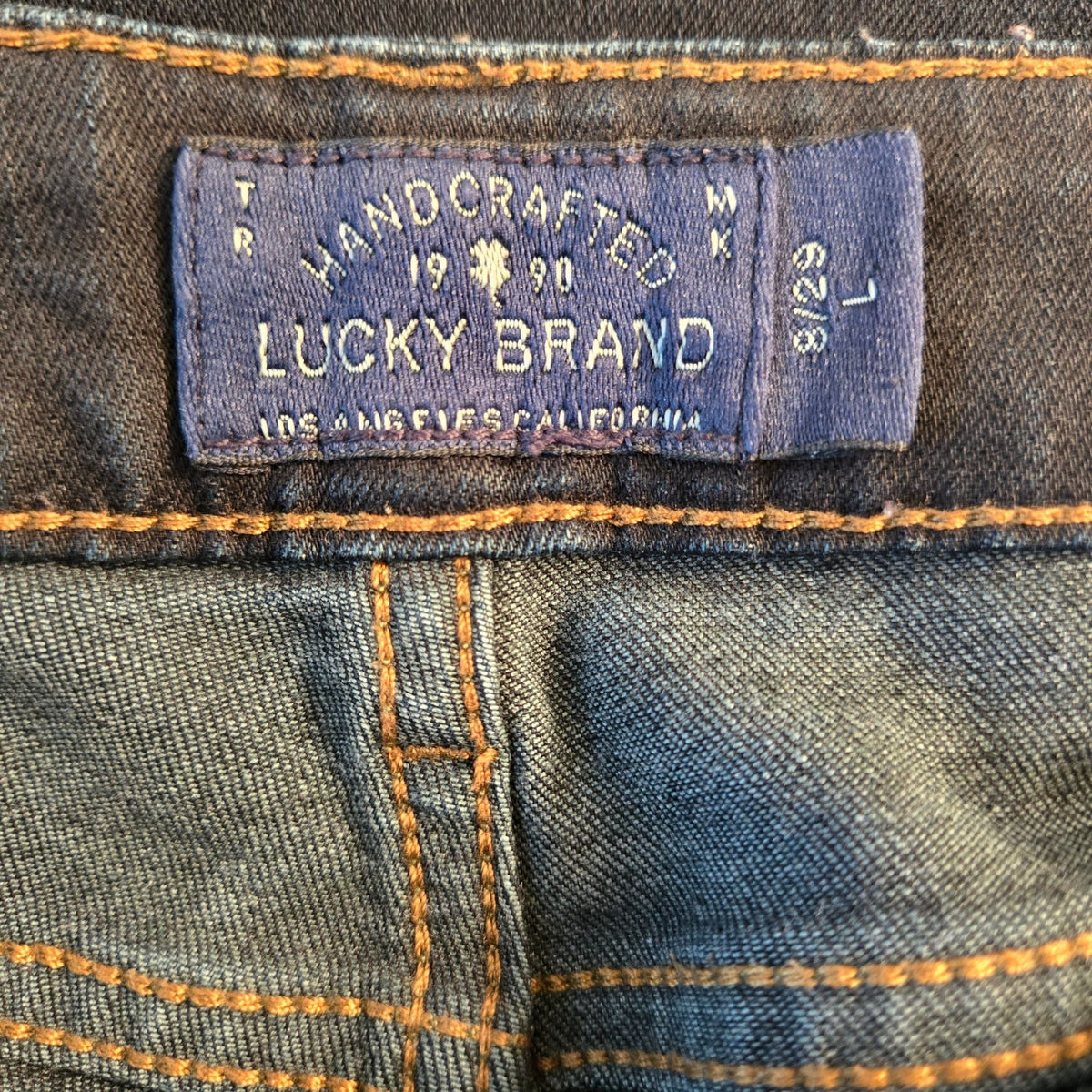 Lucky Brand Lolita Skinny Dark Wash Jeans Size 8 Tall