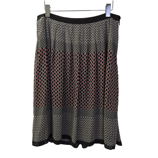 Talbots Petites Graphic Print A-Line Flowy Skirt Size 10P