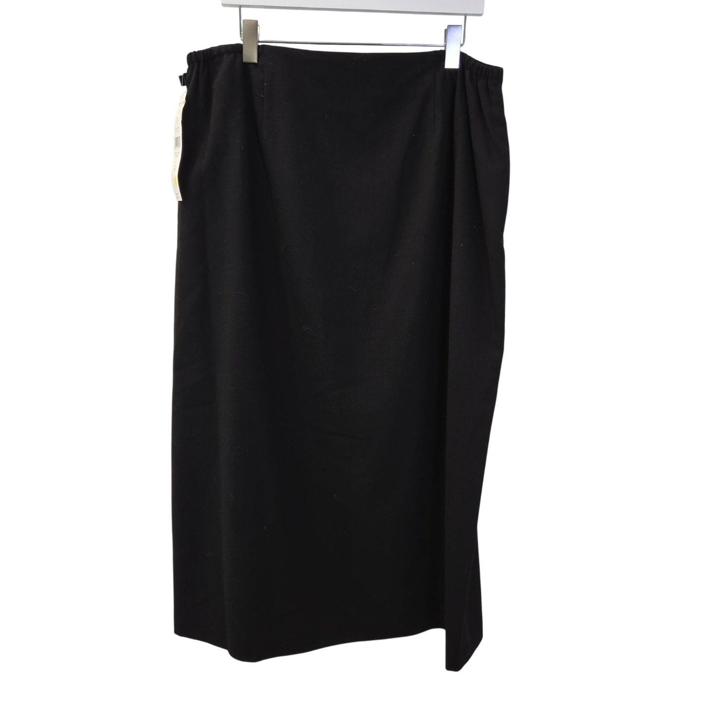 NWT Josephine Chaus True Textures 100% Wool Midi Wrap Skirt Size 16