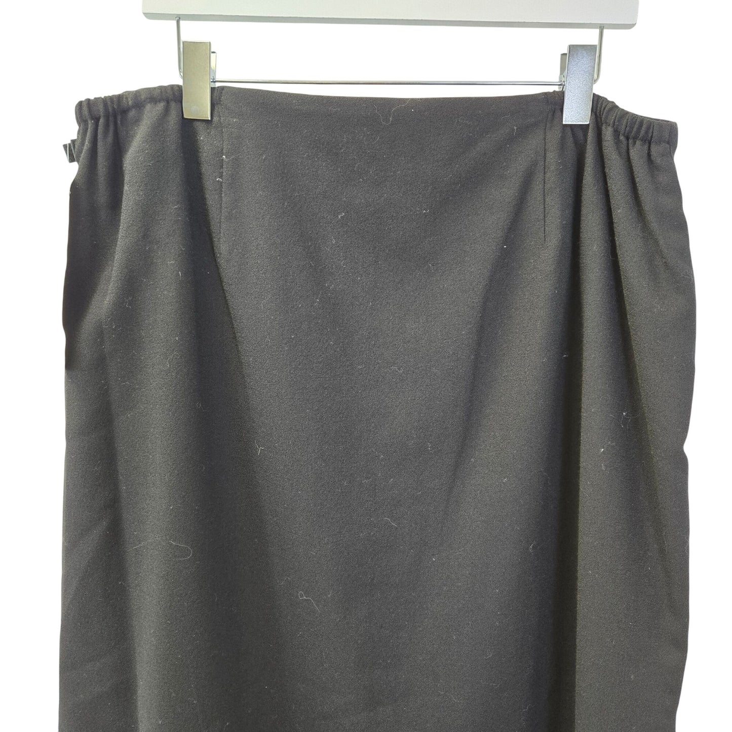 NWT Josephine Chaus True Textures 100% Wool Midi Wrap Skirt Size 16