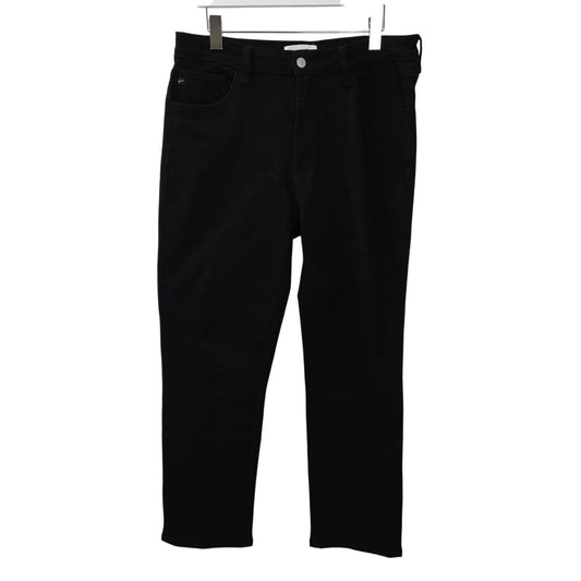 KanCan Estelle Essentials High Rise Slim Straight Jeans in Black Size 15/31
