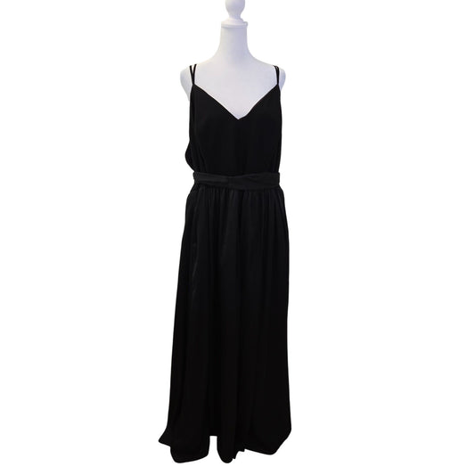 NWT DB Studio Celebrate Double Strap Mixed Media Formal Maxi Dress Size 24