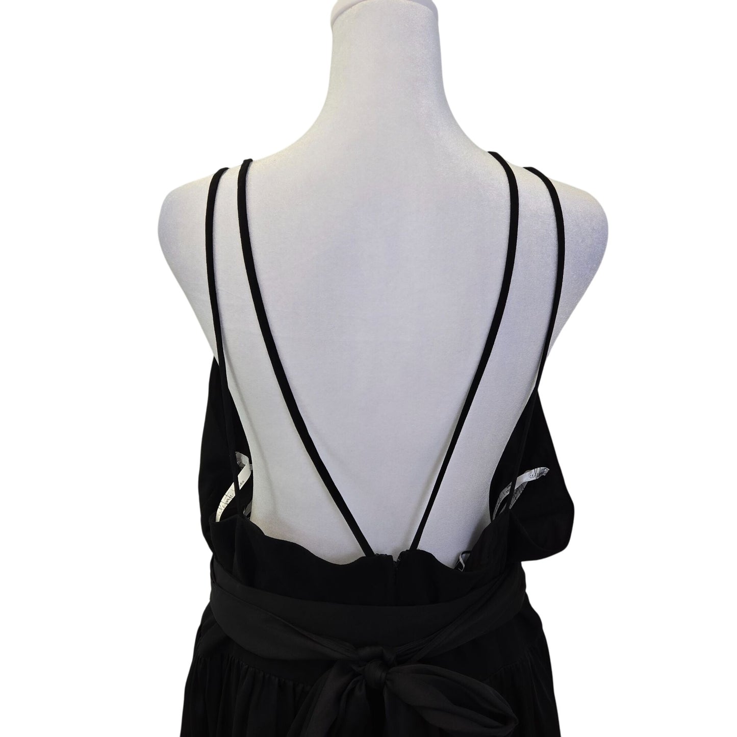 NWT DB Studio Celebrate Double Strap Mixed Media Formal Maxi Dress Size 24