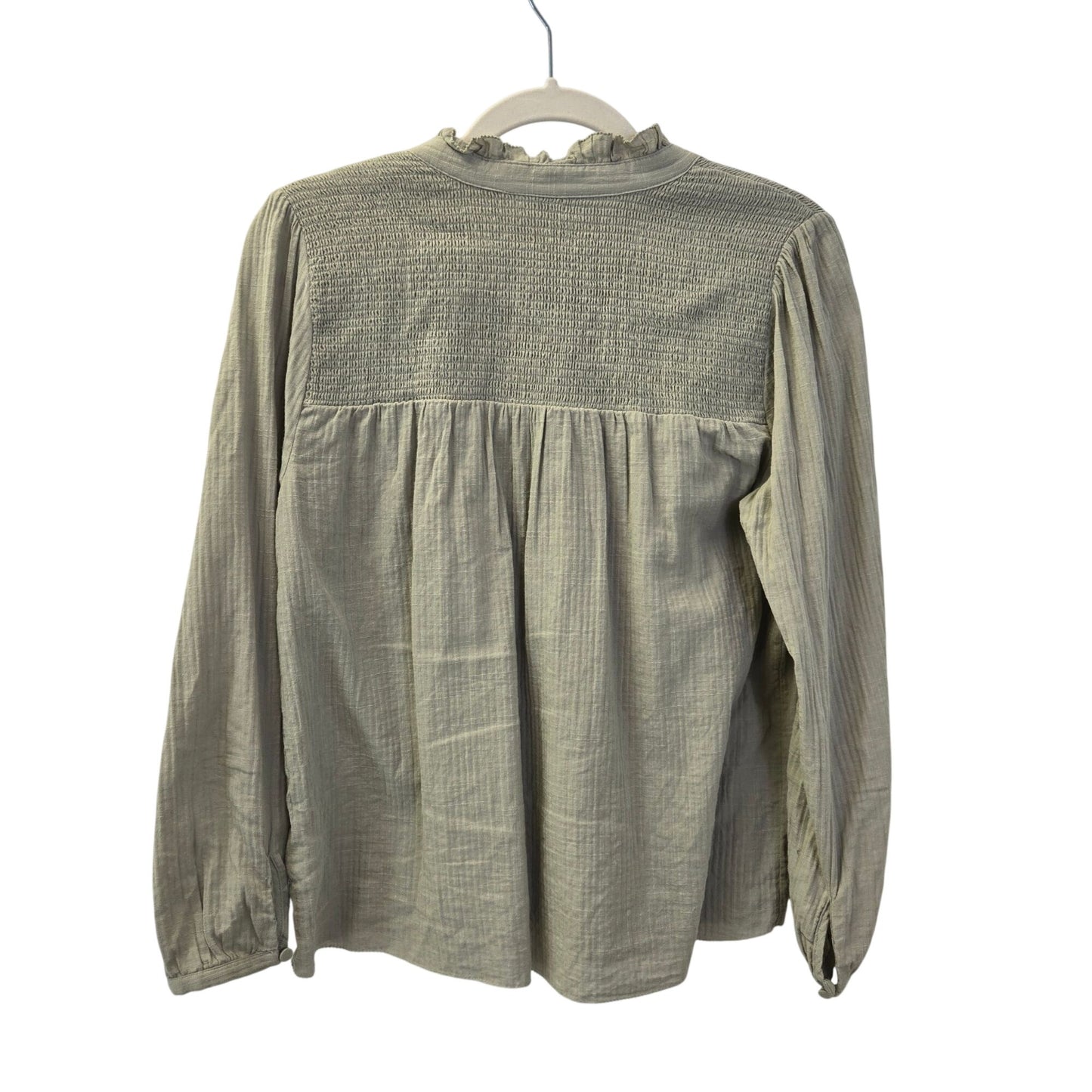 J. Crew Long Sleeve Soft Gauze Garden Top Size Small