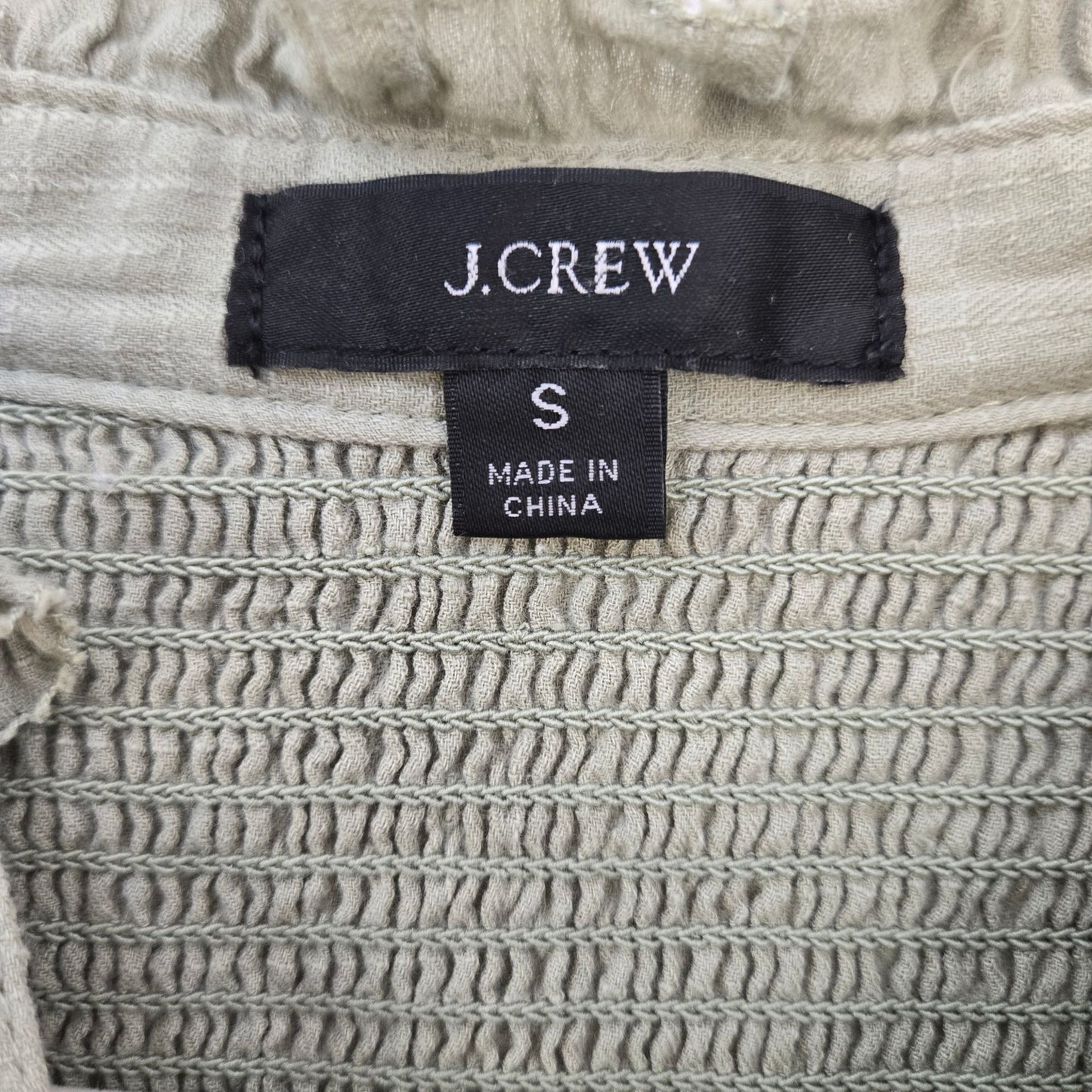 J. Crew Long Sleeve Soft Gauze Garden Top Size Small