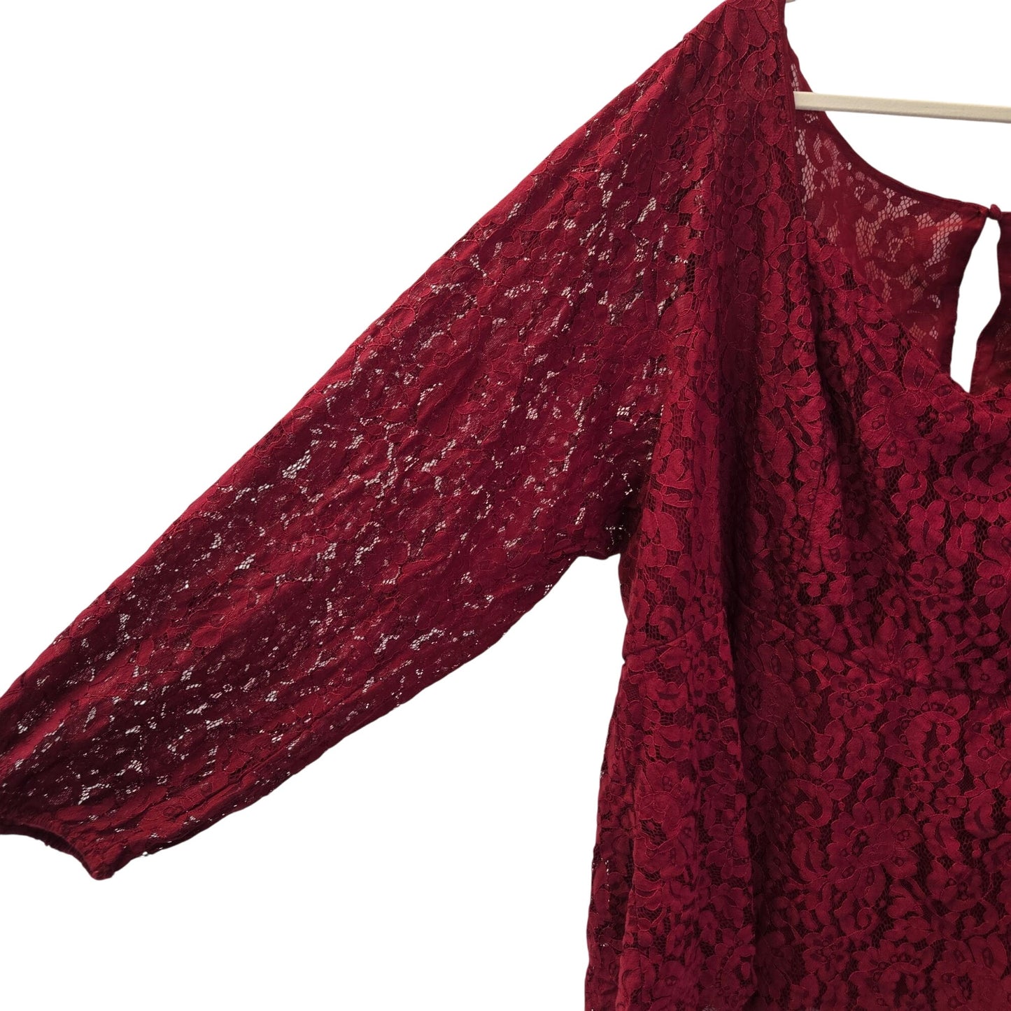 Torrid Peplum Lace Puff Sleeve Top Size Torrid 6/6X