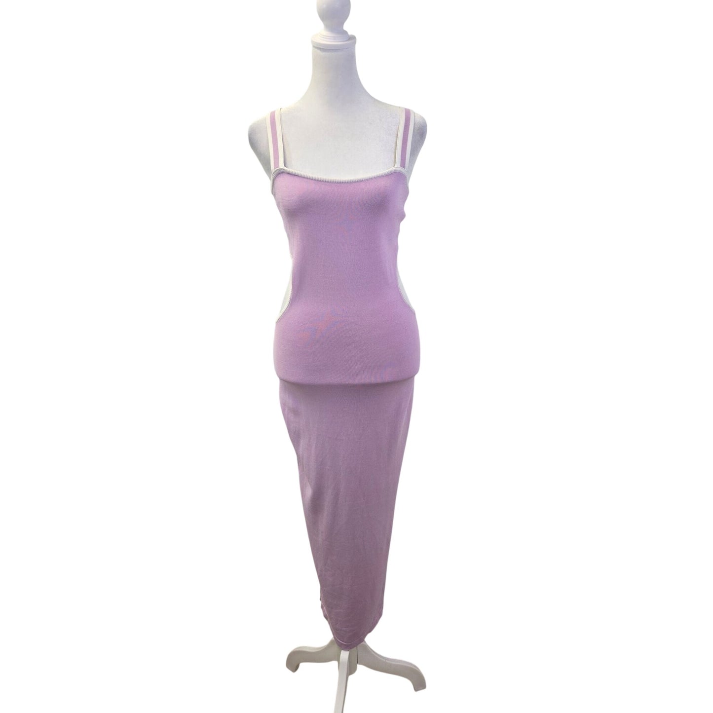 Mable Benita Knit Open Back Midi Dress Size Medium