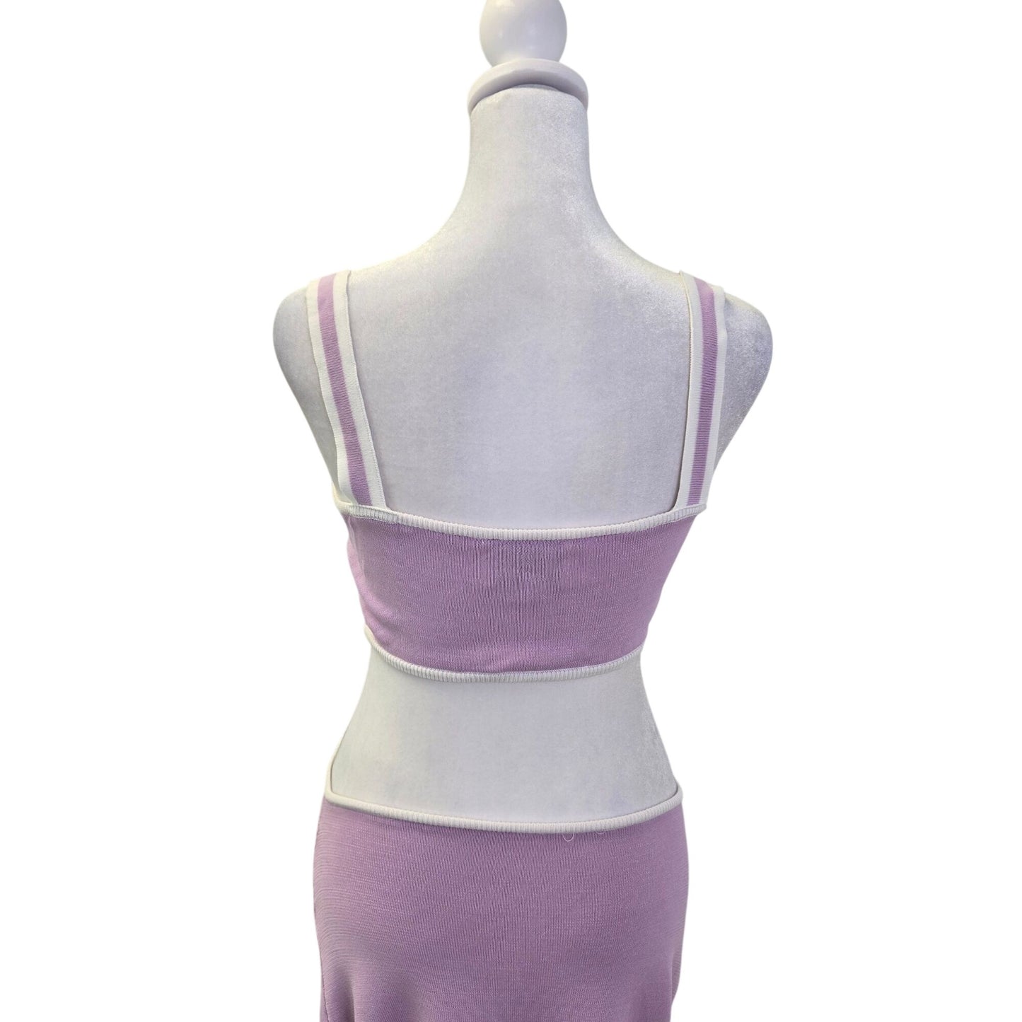 Mable Benita Knit Open Back Midi Dress Size Medium