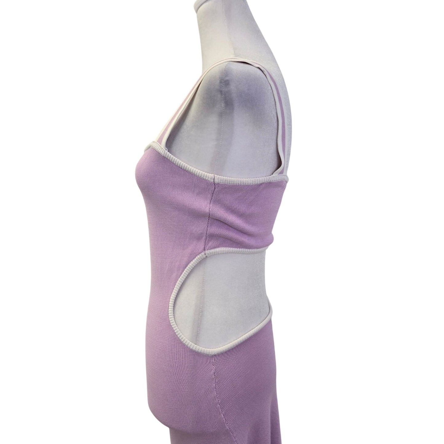 Mable Benita Knit Open Back Midi Dress Size Medium