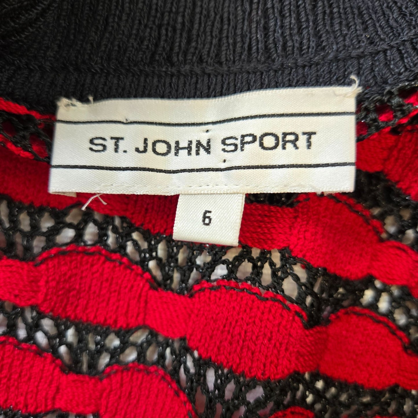 St. John Sport Two Piece Full Zip Jacket Sweater Set Size Small/6