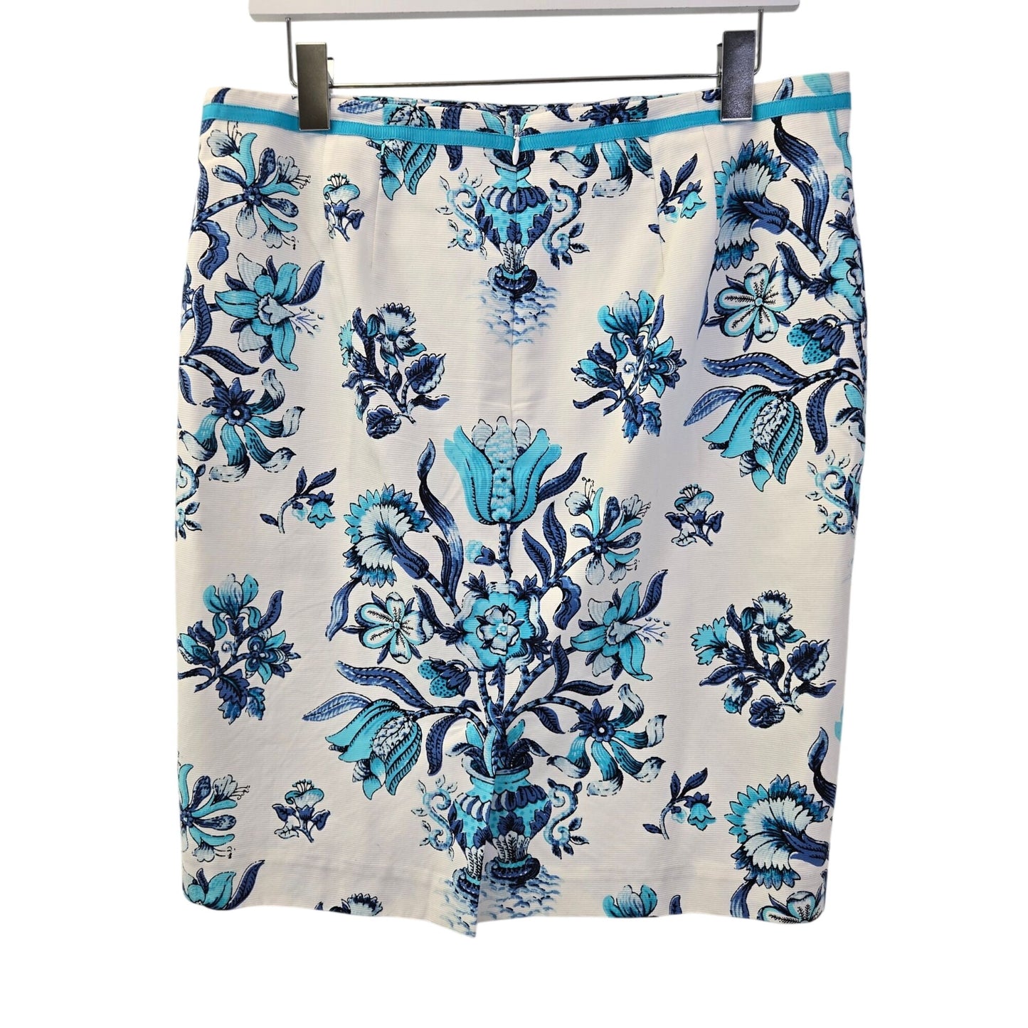 Talbots Petites Floral Pencil Skirt Size 12 Petite