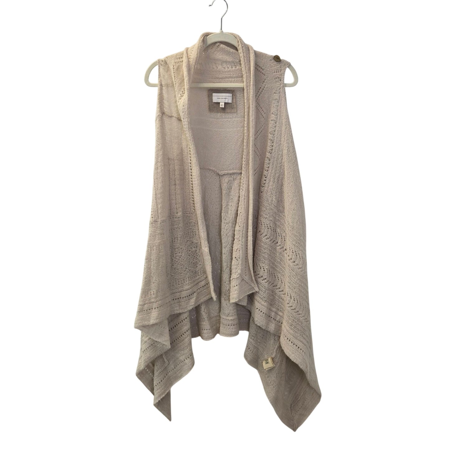 Anthropologie Angel of the North Lua Pointelle Sweater Vest Size XS/S