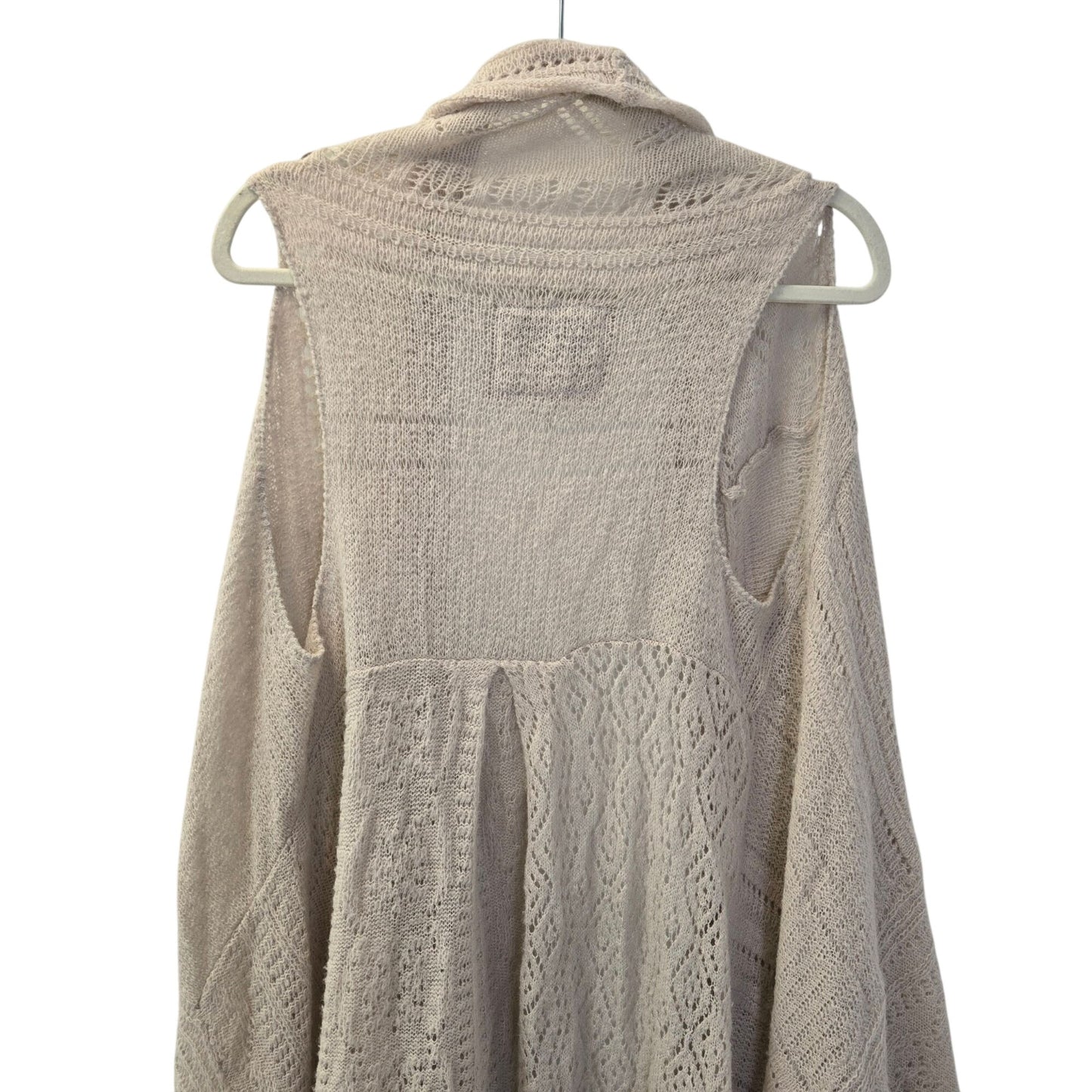 Anthropologie Angel of the North Lua Pointelle Sweater Vest Size XS/S