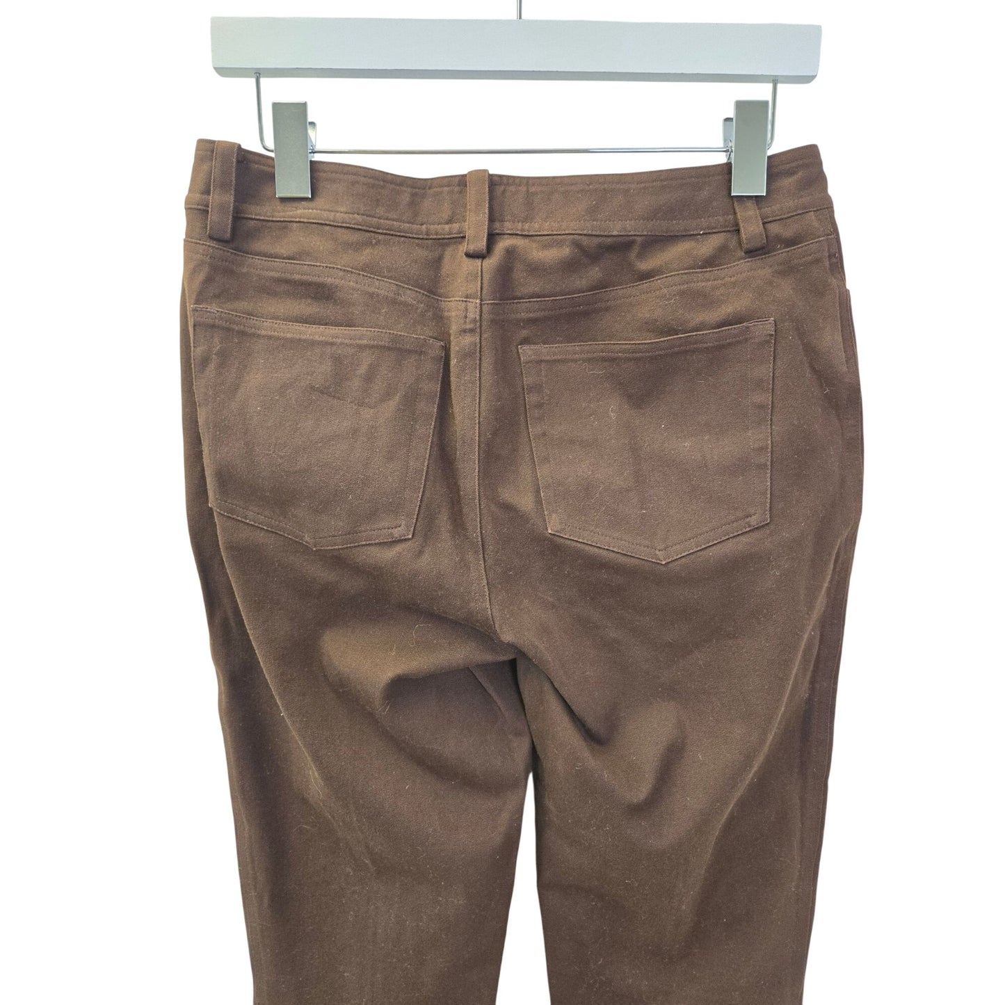 NWOT Lauren Ralph Lauren Chocolate Brown Straight Leg Jeans Size 4
