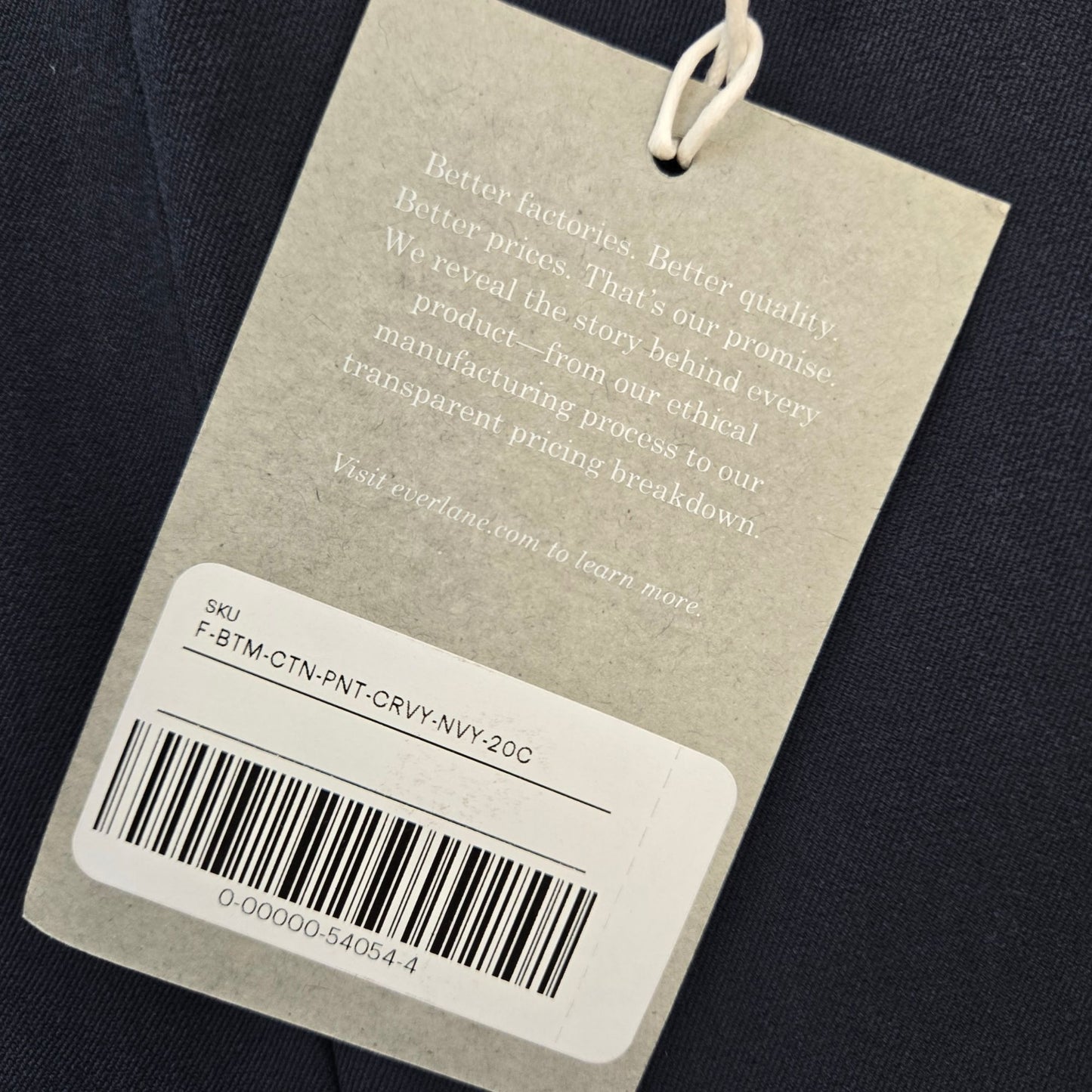NWT Everlane The Side Zip Work Pants Size 20