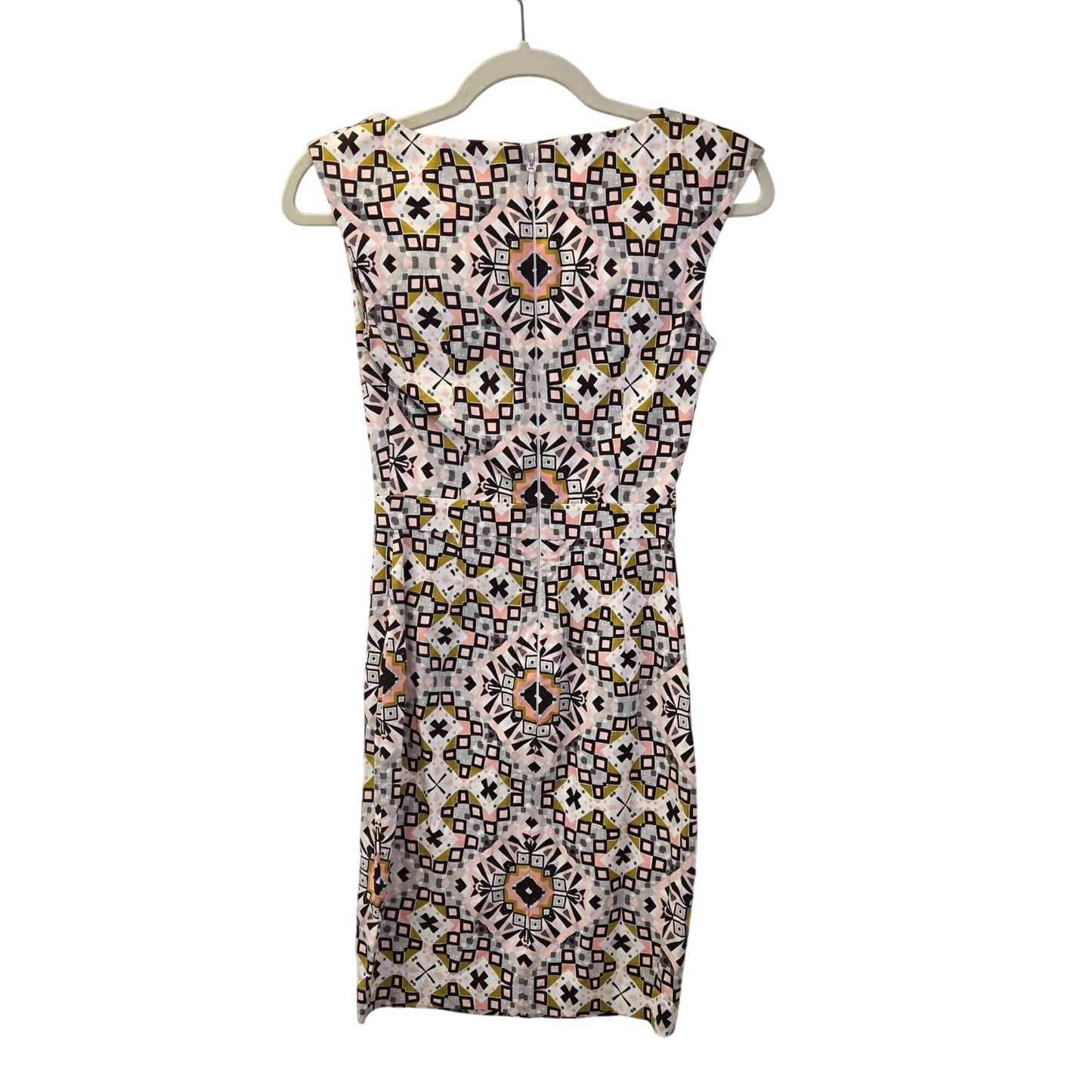 NWT French Connection Anemone Electric Mosaic Cotton Dress Size 0