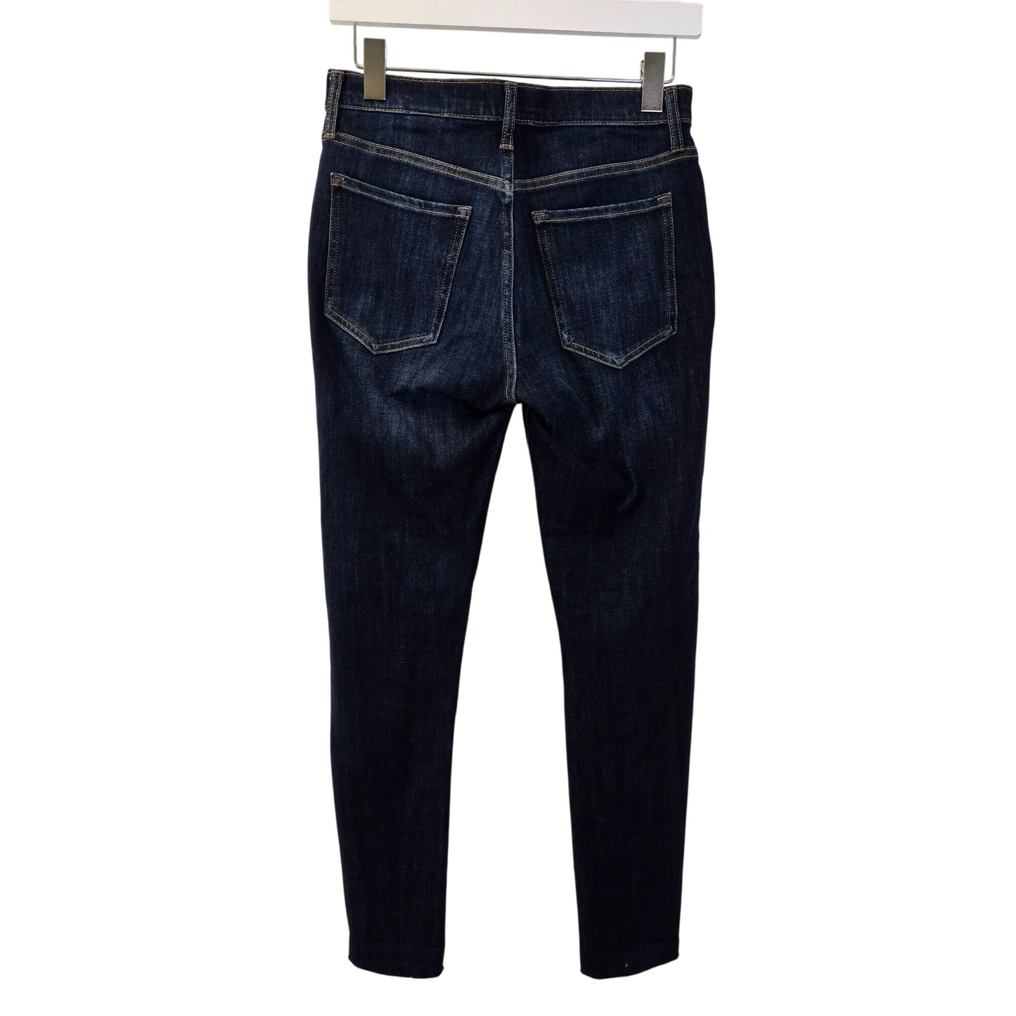 Banana Republic MR Skinny Haig Mid-Rise Raw Hem Jeans Size 27