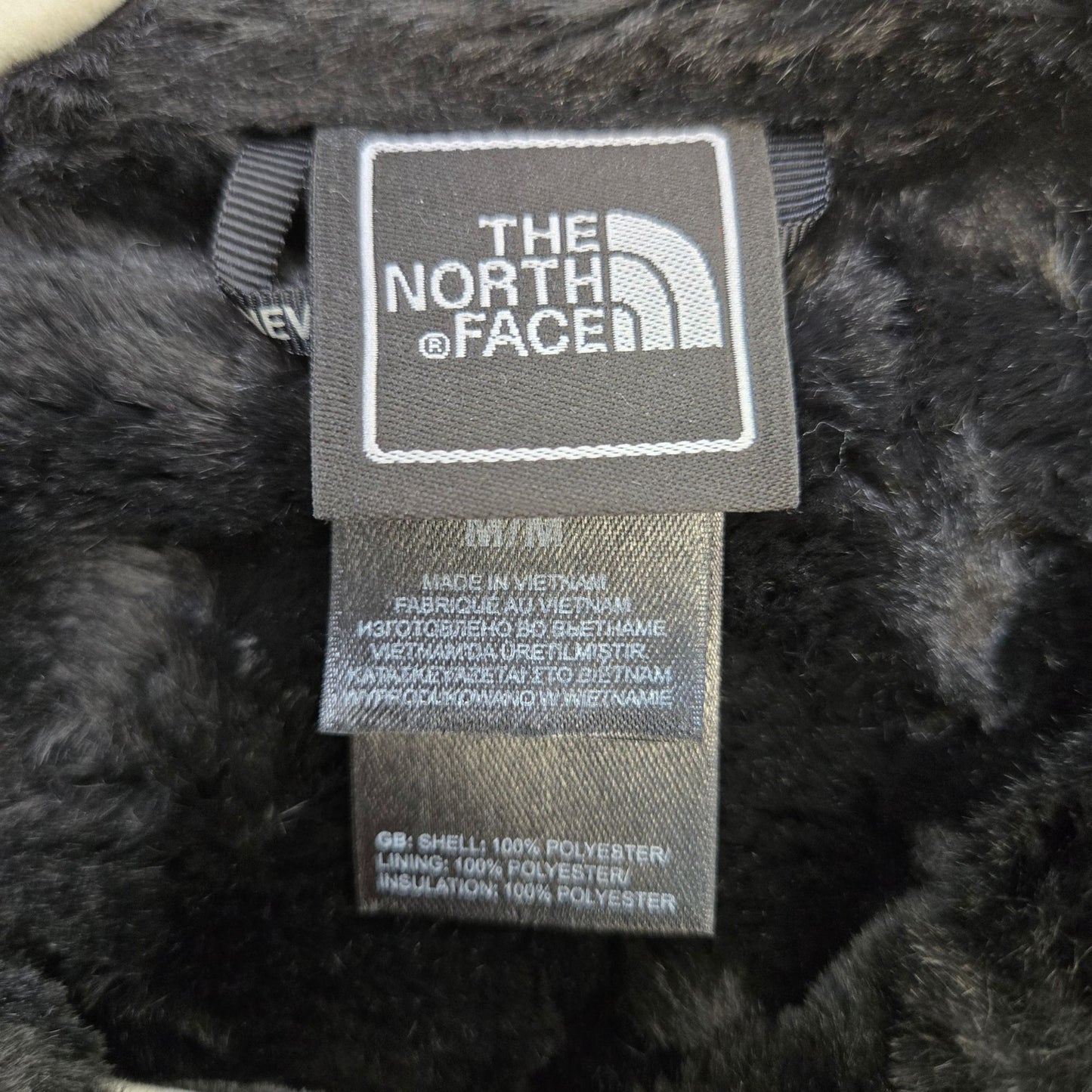 The North Face Quilted Furry Fleece Lined Jacket Size Medium