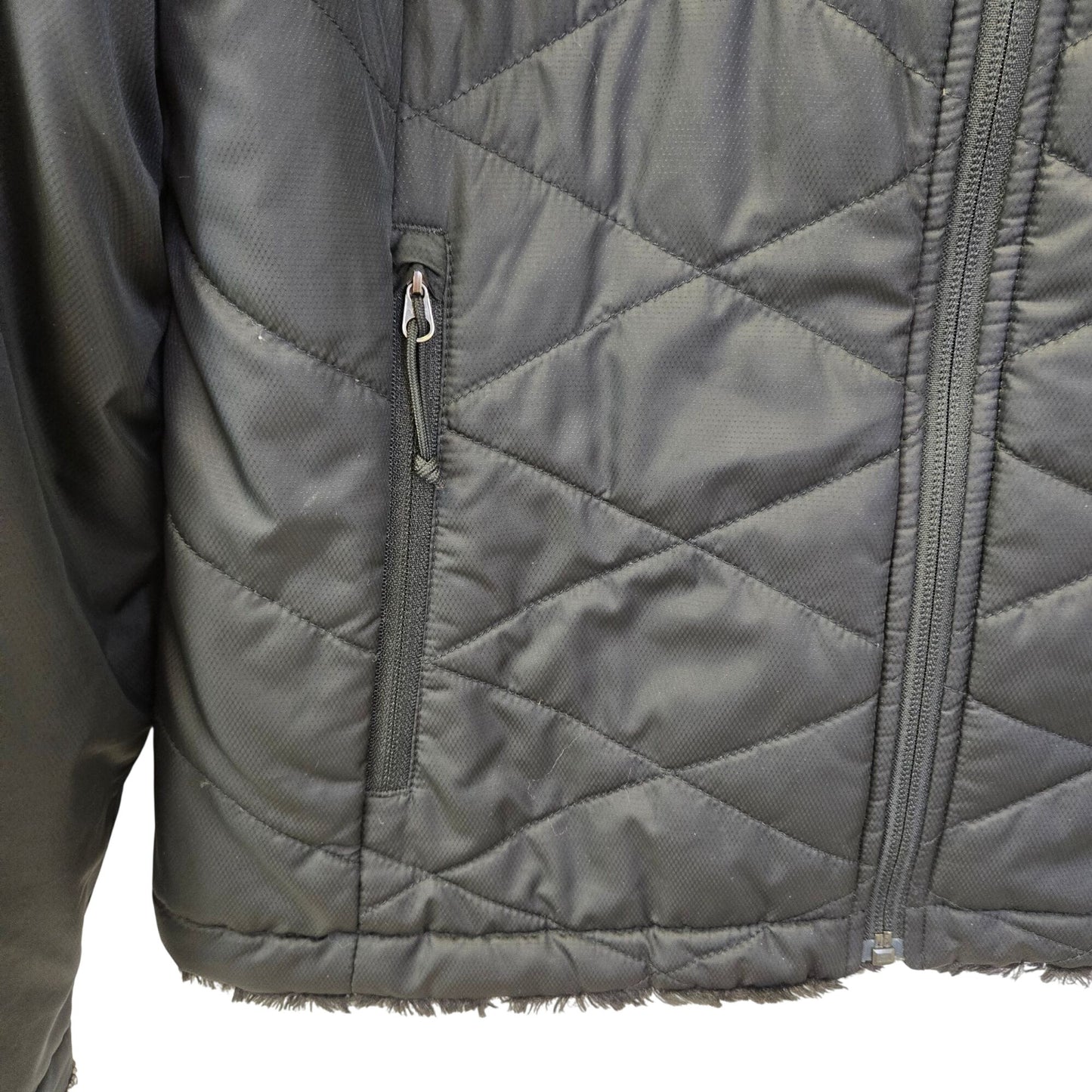 The North Face Quilted Furry Fleece Lined Jacket Size Medium