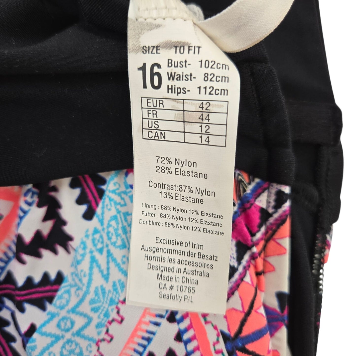 NWT Seafolly Sahara Nights Soft Cup Halter Bikini Top Size US