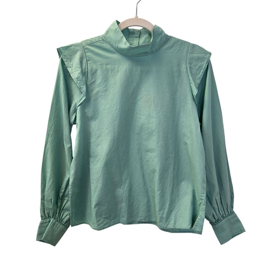 NWT Everlane Wing-Shoulder Mock Neck Top Size 4