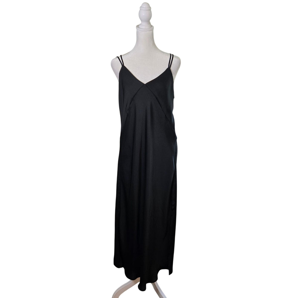 Zara Satin Maxi Slip Dress Size Medium