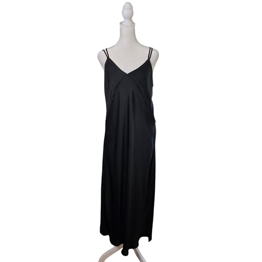 Zara Satin Maxi Slip Dress Size Medium