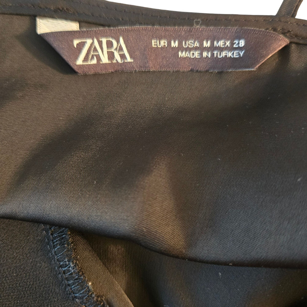 Zara Satin Maxi Slip Dress Size Medium