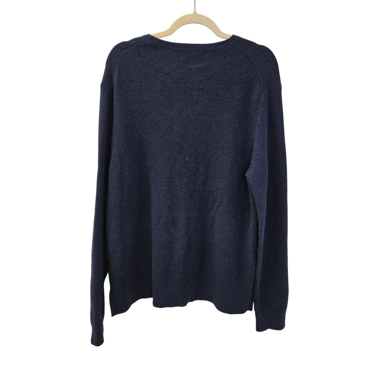 Lands' End Wool & Viscose Blend Crewneck Sweater Size Large