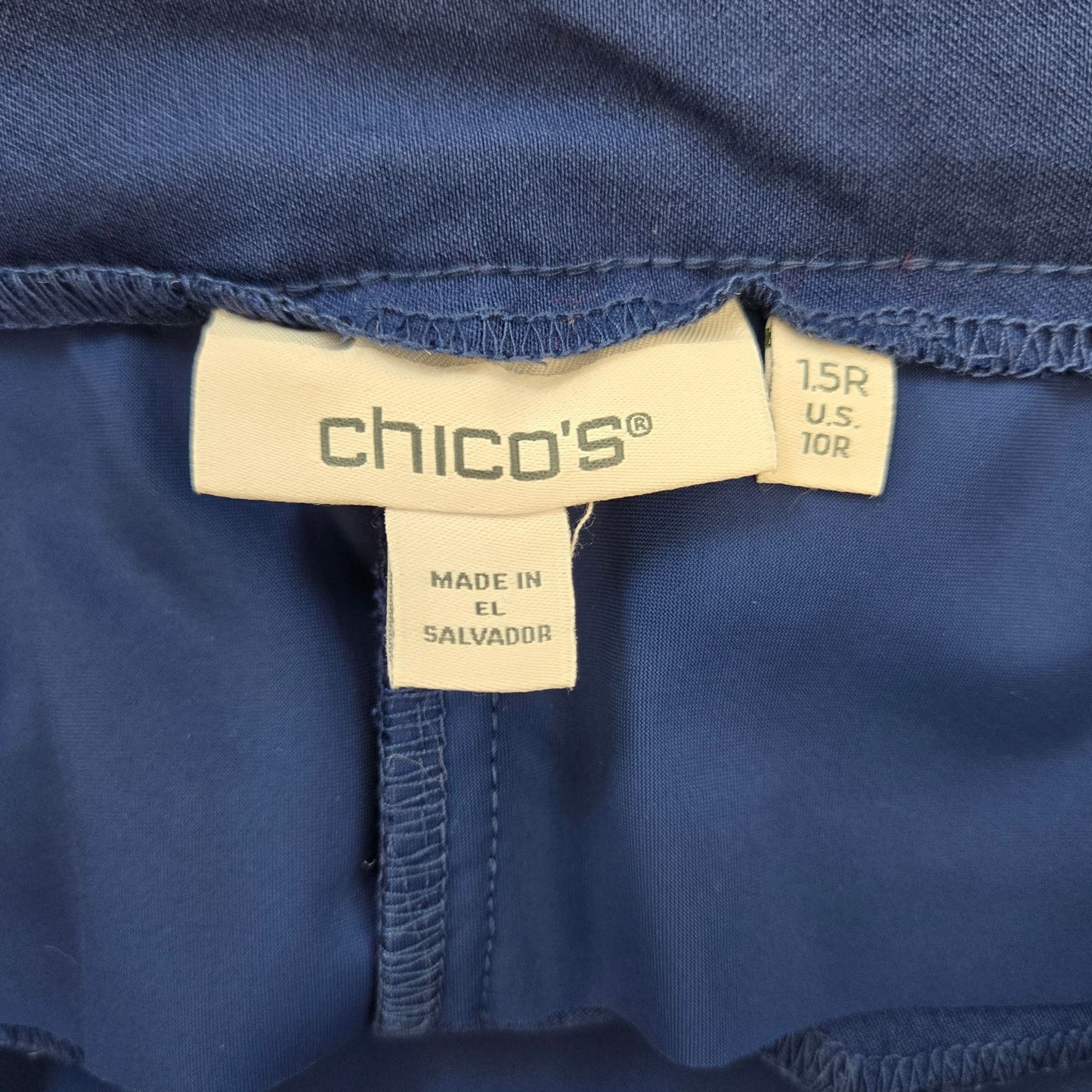 Chico's Pull On Split Hem Ankle Pants Size Chico's 1.5/10