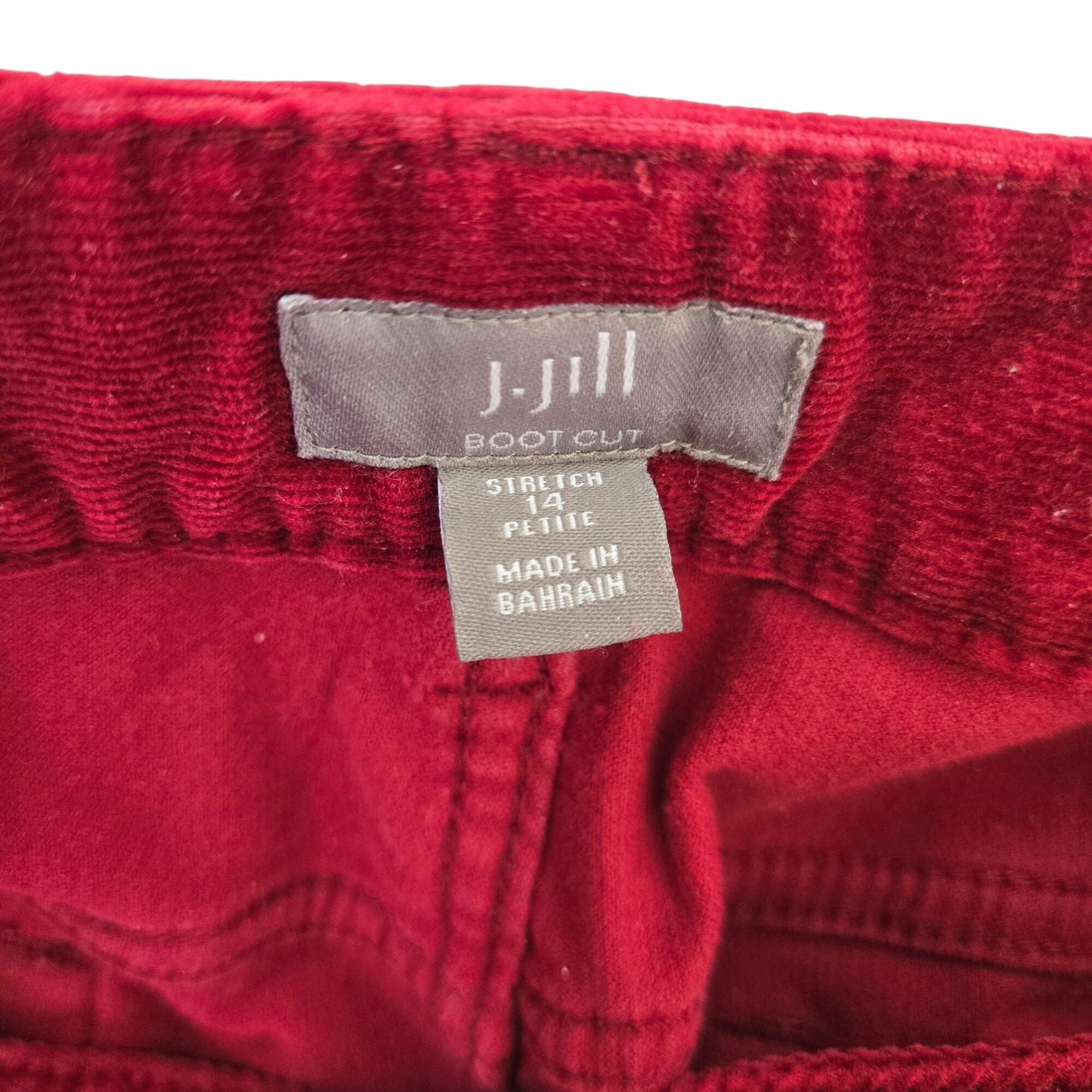 J. Jill Micro-Corduroy Bootcut Pants Size 14 Petite
