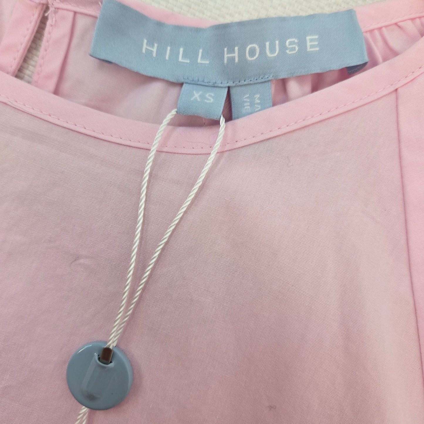 NWT Hill House The Francesca Oversized Top in Ballerina Pink Size XS