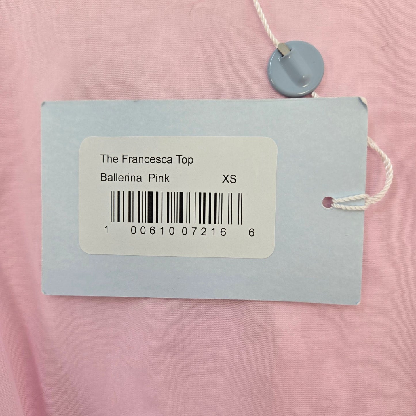 NWT Hill House The Francesca Oversized Top in Ballerina Pink Size XS