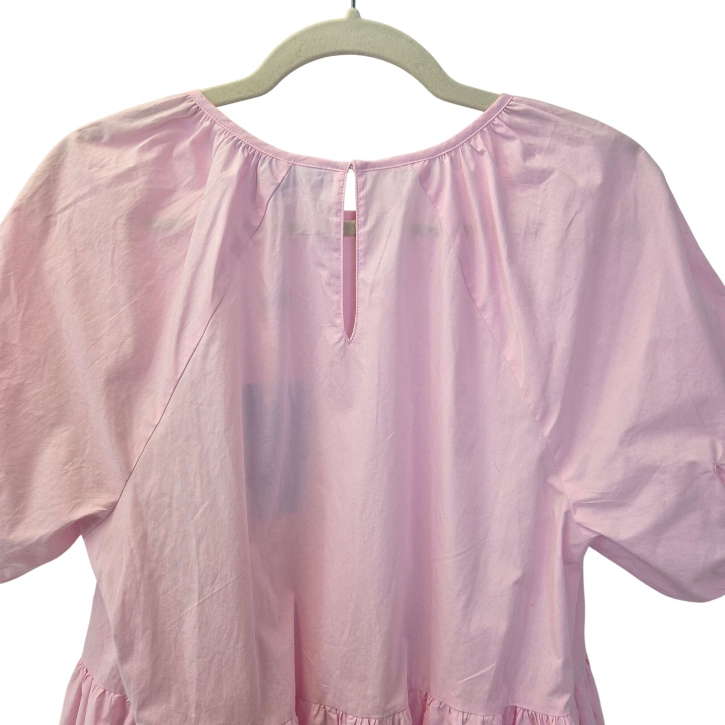 NWT Hill House The Francesca Oversized Top in Ballerina Pink Size XS