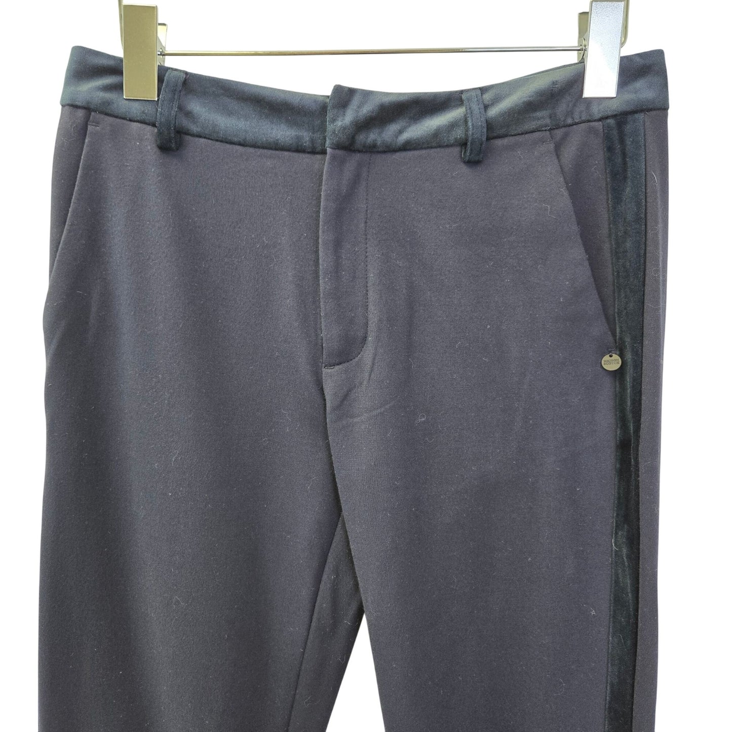 Scotch & Soda Modern Classics Velvet Trim Slim Pants Size XS