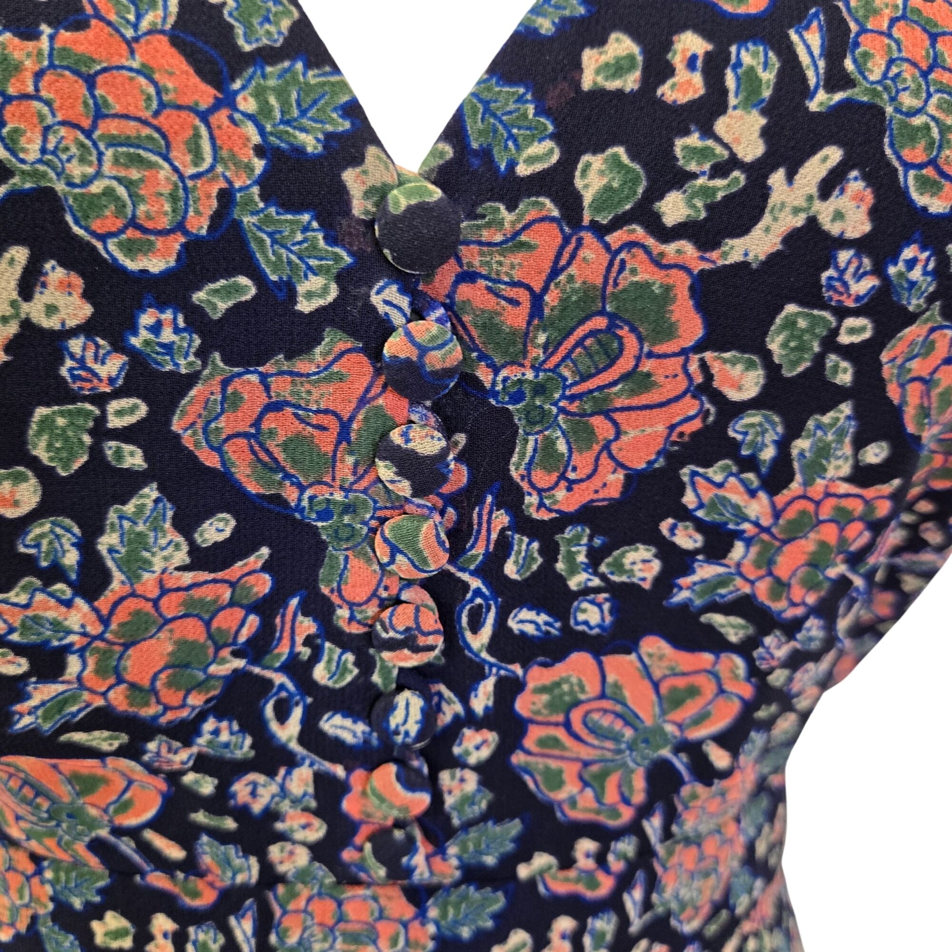 Madewell Floral Fit & Flare V-Neck Boho Dress Size 00 theuntamedthread.com Madewell Floral Fit & Flare V-Neck Boho Dress Size 00 theuntamedthread.com