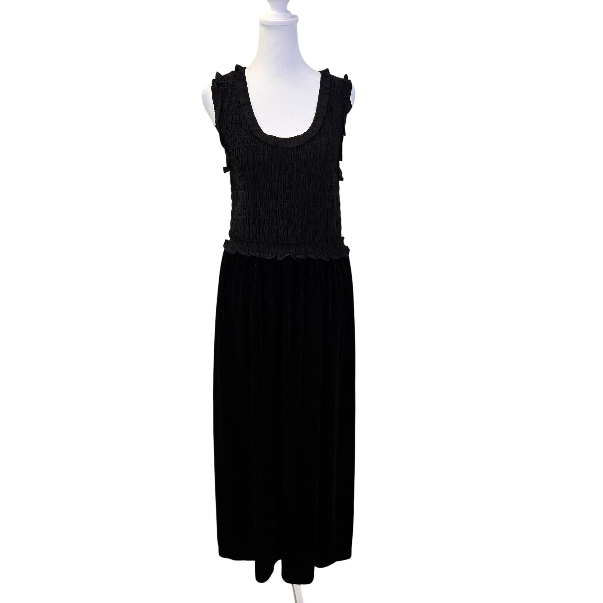 NWT Max Studio Textured Georgette and Velvet Maxi Dress Size Medium theuntamedthread.com NWT Max Studio Textured Georgette and Velvet Maxi Dress Size Medium theuntamedthread.com