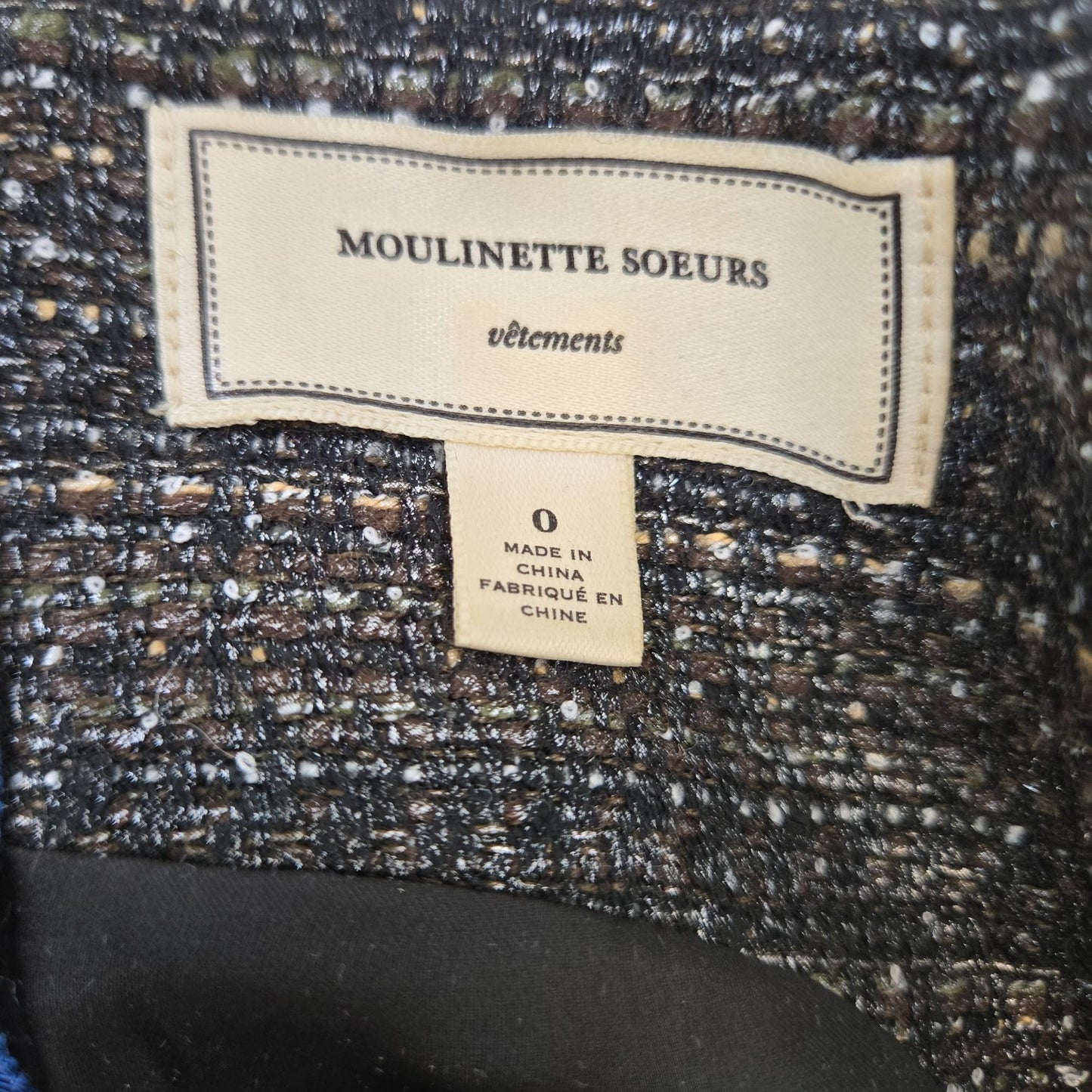 Anthropologie Moulinette Soeurs Fit & Flare Sleeveless Metallic Mini Dress Size 0