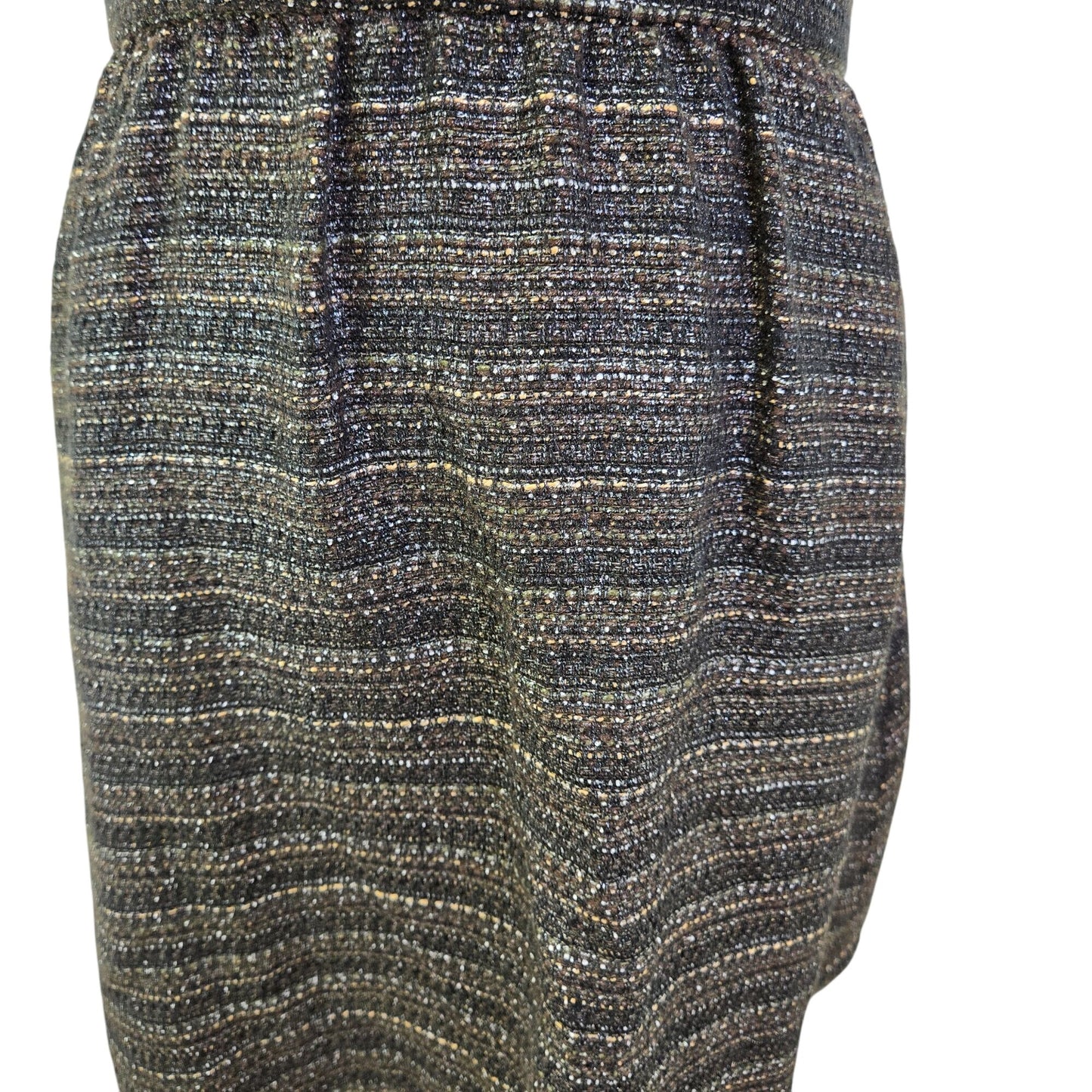 Anthropologie Moulinette Soeurs Fit & Flare Sleeveless Metallic Mini Dress Size 0