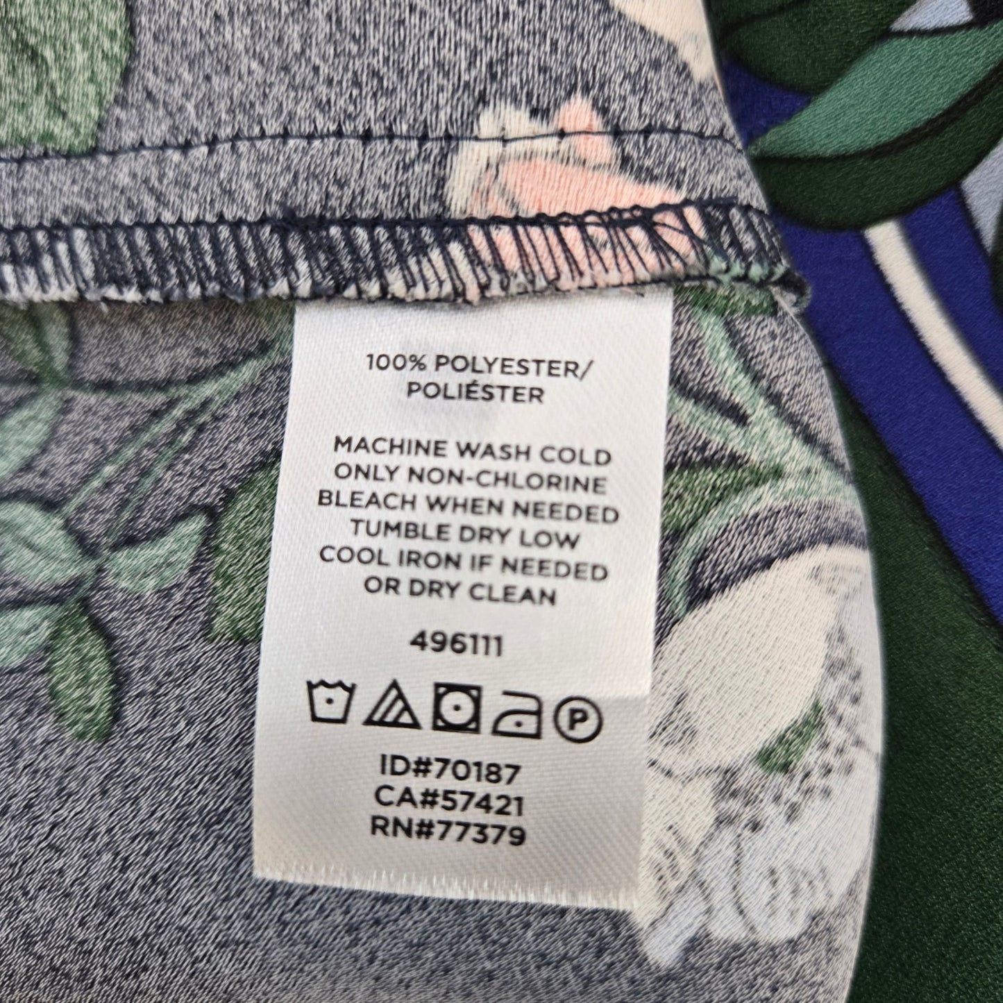 Ann Taylor Floral Flutter Sleeve Kimono Sleeve Wrap Top Size XS