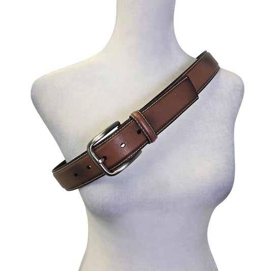 Roundtree & Yorke Full Grain Cowhide Leather Belt Size 36/90