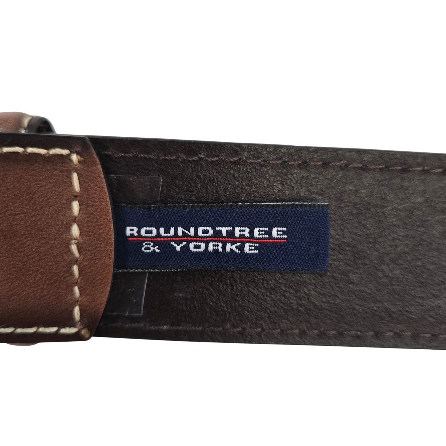 Roundtree & Yorke Full Grain Cowhide Leather Belt Size 36/90