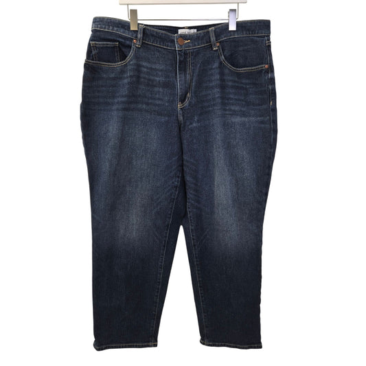 Lane Bryant Mid-Rise Boyfriend Flex Magic Waistband Jeans Size 16