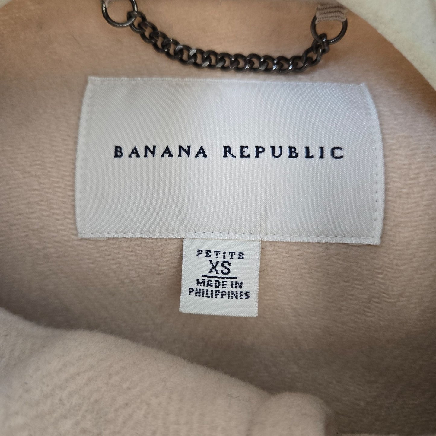 Banana Republic Wool Blend Toggle Closure High Neck Jacket Size XS Petite