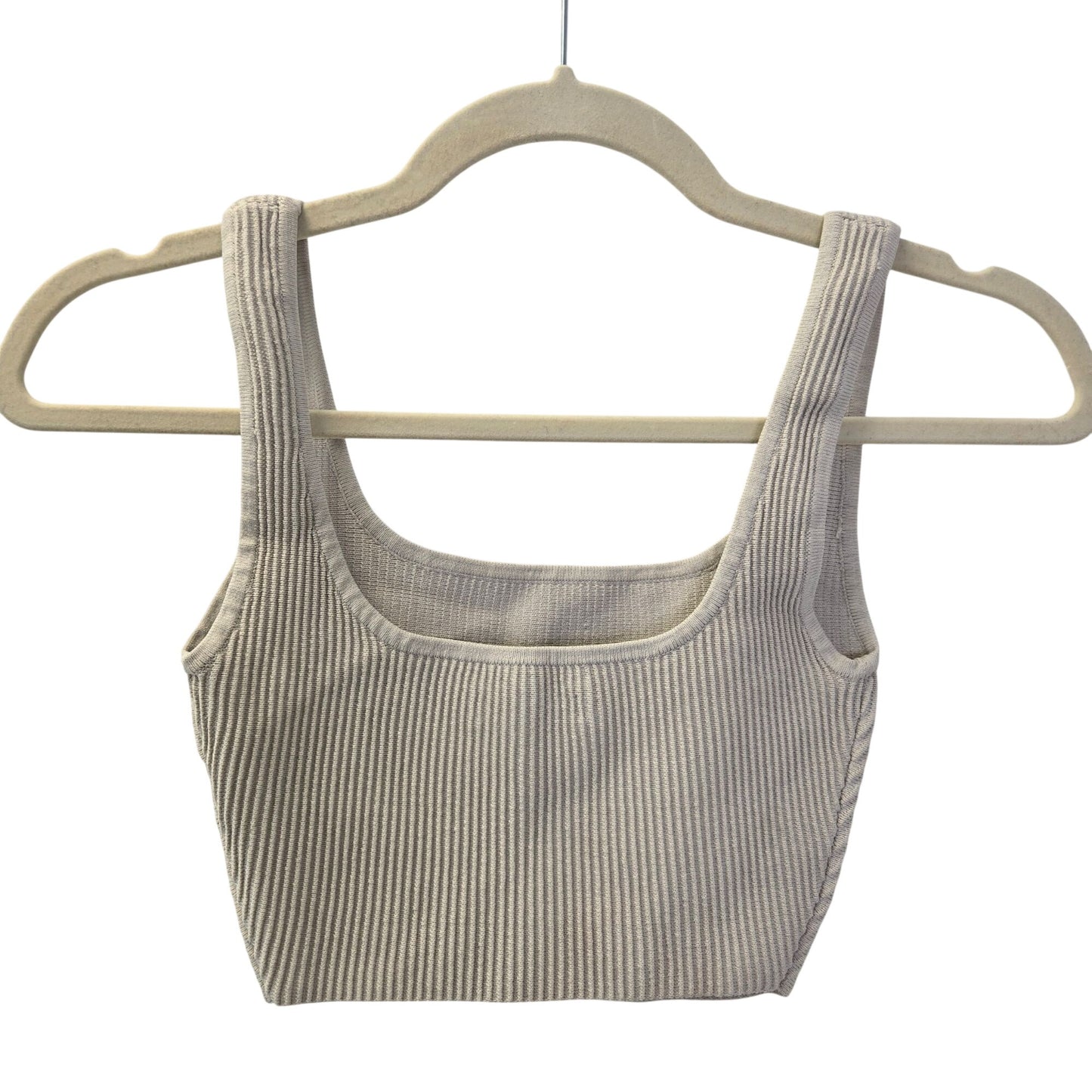 Babaton Ribbed Crop Top Size 2XS