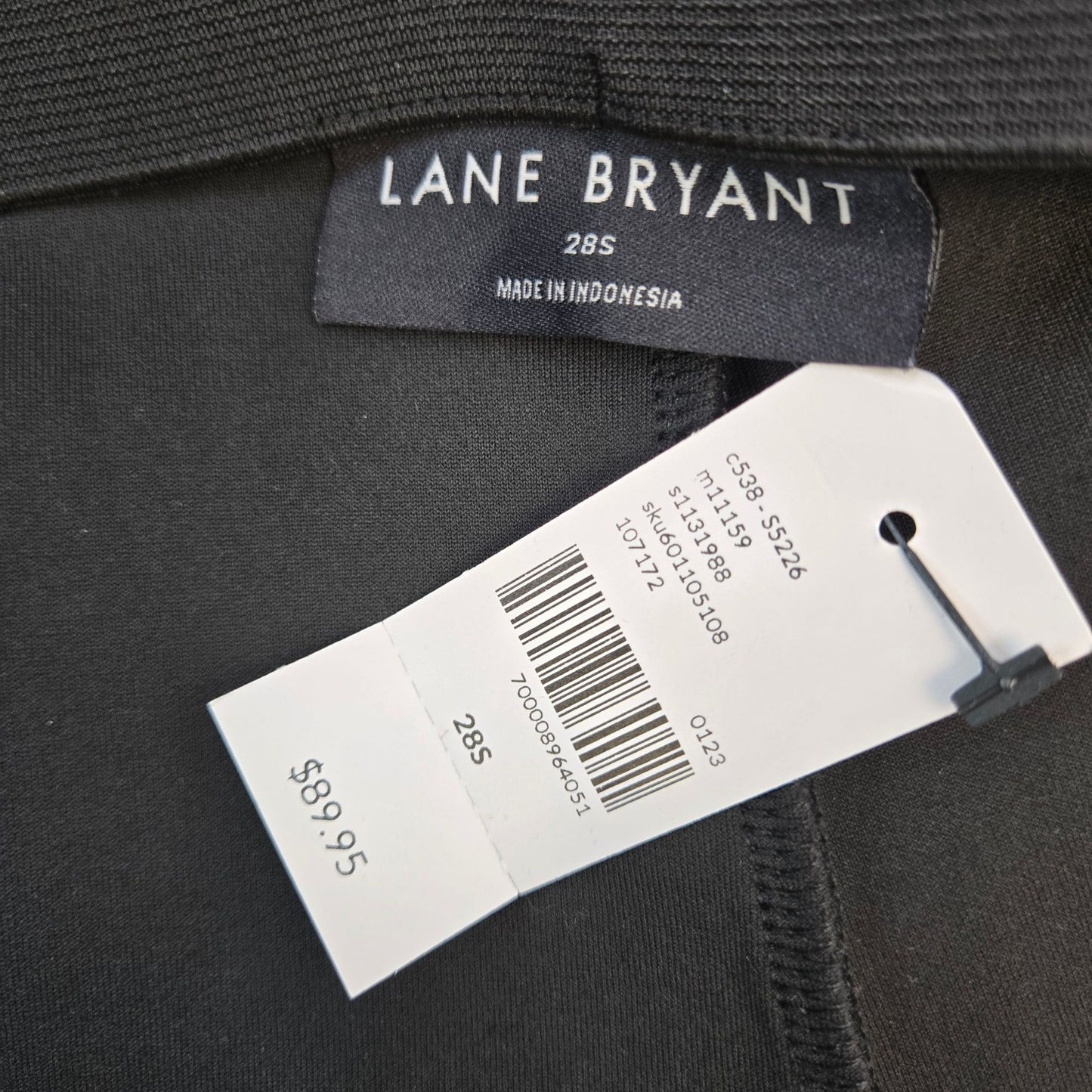 NWT Lane Bryant Wide Leg High-Rise Racing Stripe Pants Size 28 Short