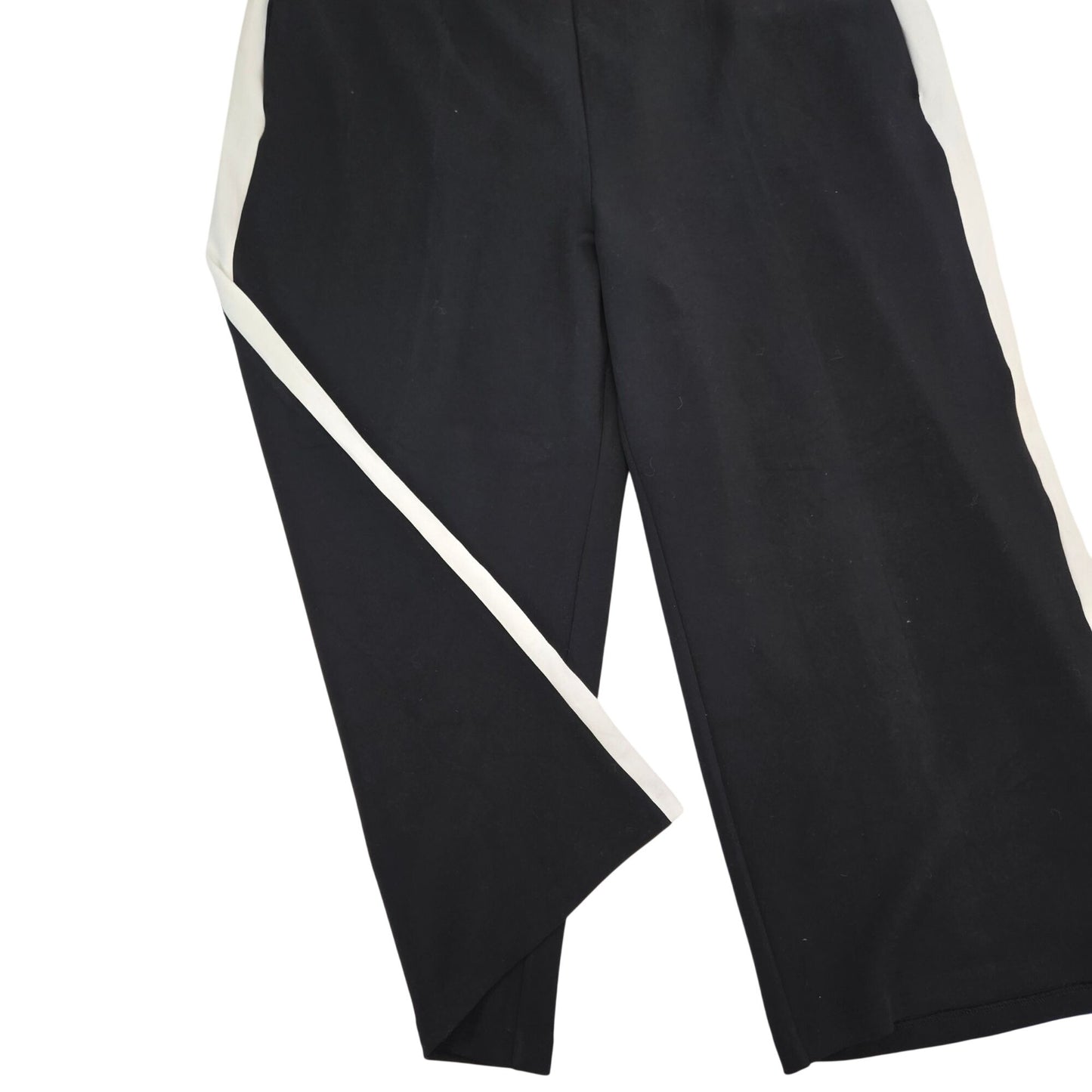 NWT Lane Bryant Wide Leg High-Rise Racing Stripe Pants Size 28 Short