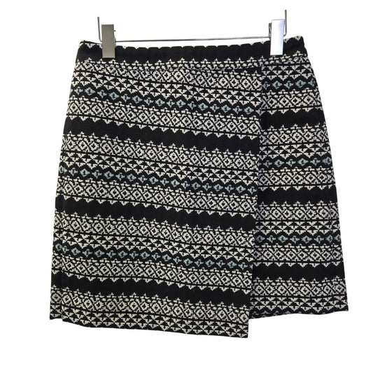 Loft Outlet Aztec Print Faux Wrap Mini Skirt Size 4