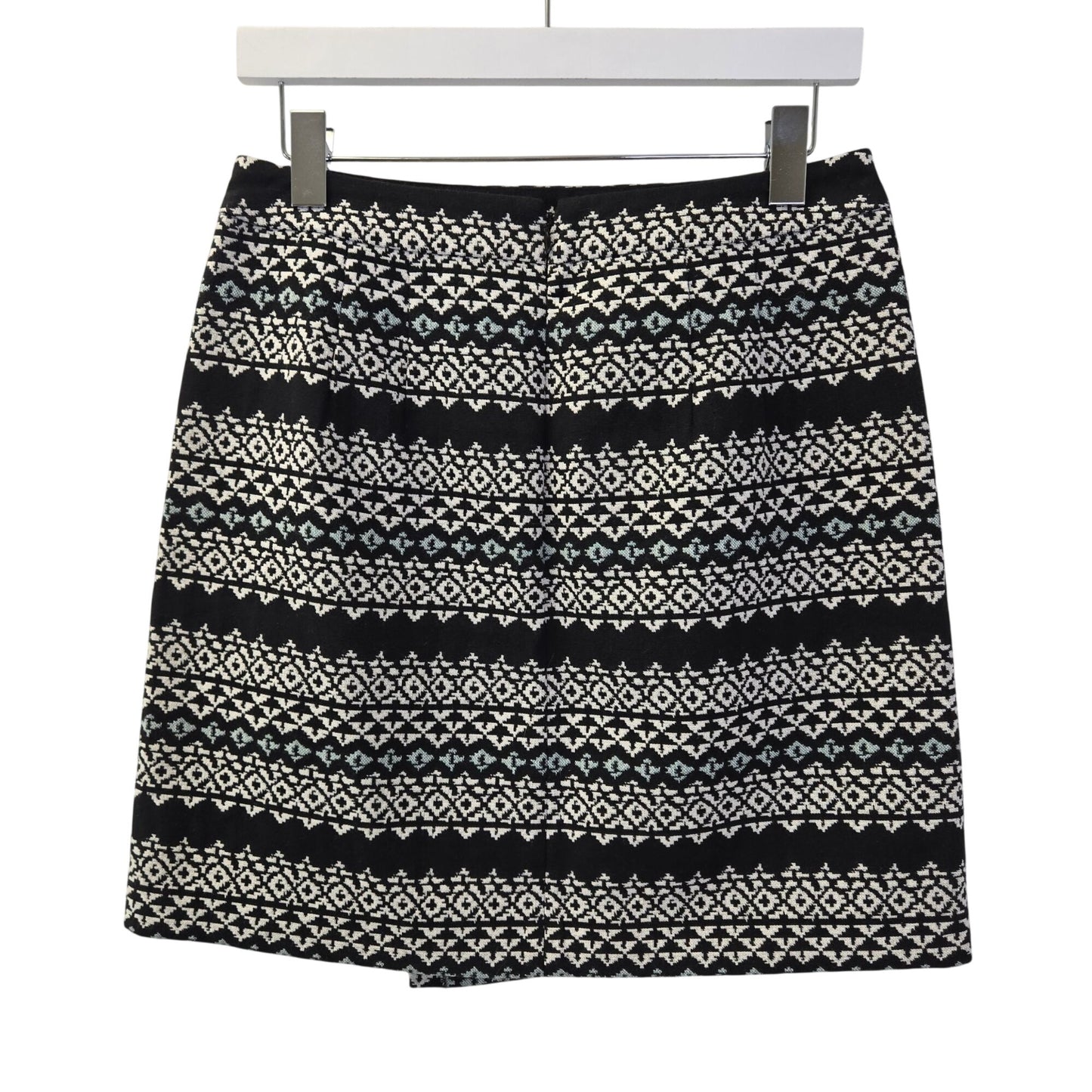 Loft Outlet Aztec Print Faux Wrap Mini Skirt Size 4