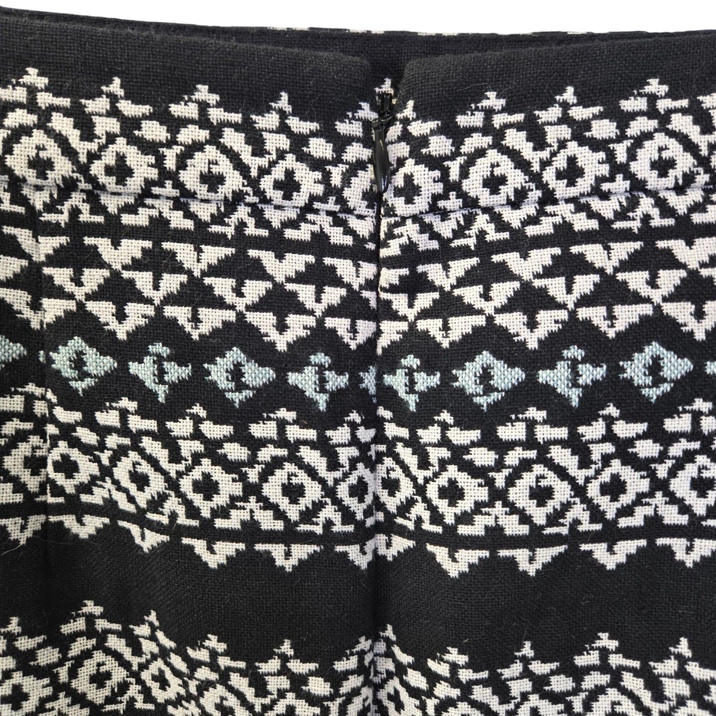 Loft Outlet Aztec Print Faux Wrap Mini Skirt Size 4